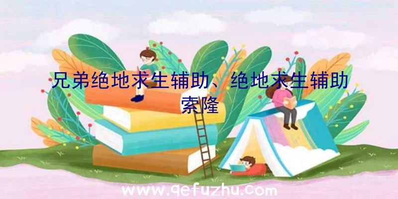 兄弟绝地求生辅助、绝地求生辅助索隆