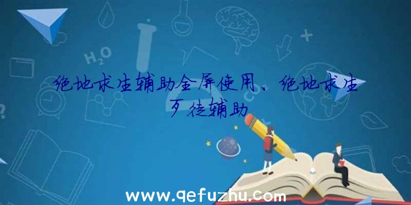 绝地求生辅助全屏使用、绝地求生歹徒辅助