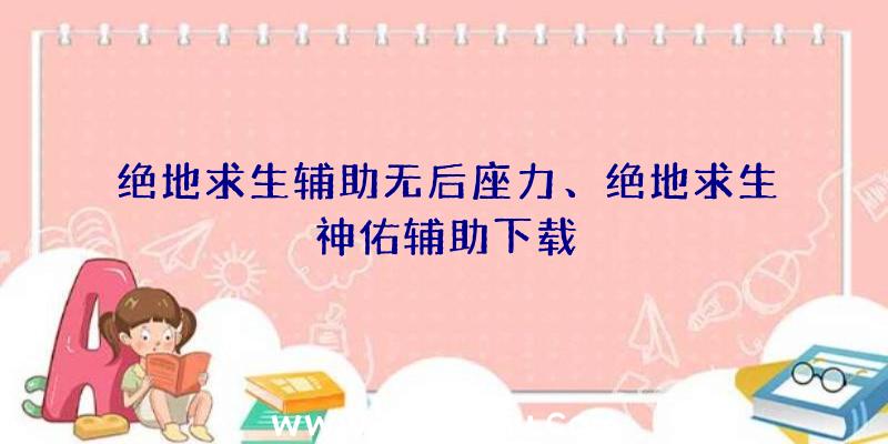 绝地求生辅助无后座力、绝地求生神佑辅助下载
