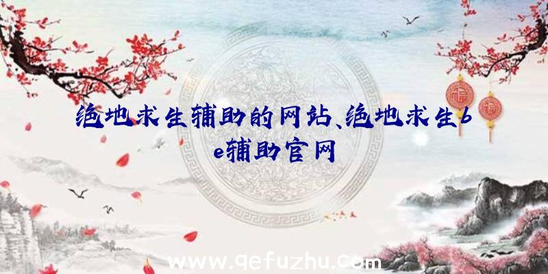 绝地求生辅助的网站、绝地求生be辅助官网