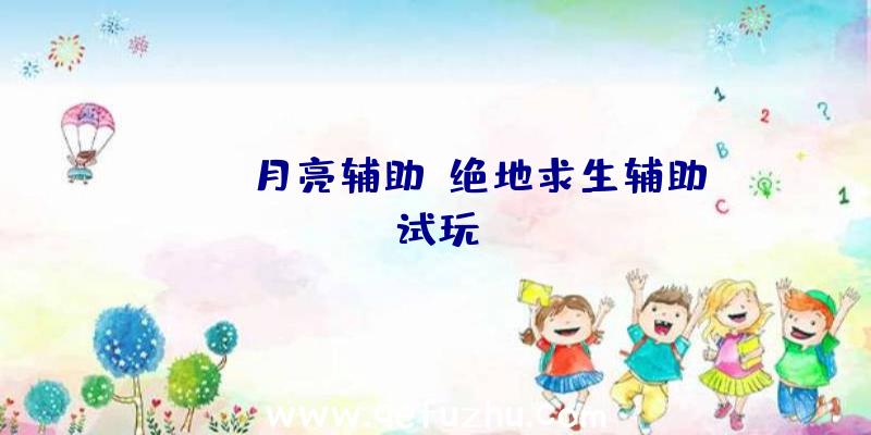PUBG月亮辅助、绝地求生辅助试玩