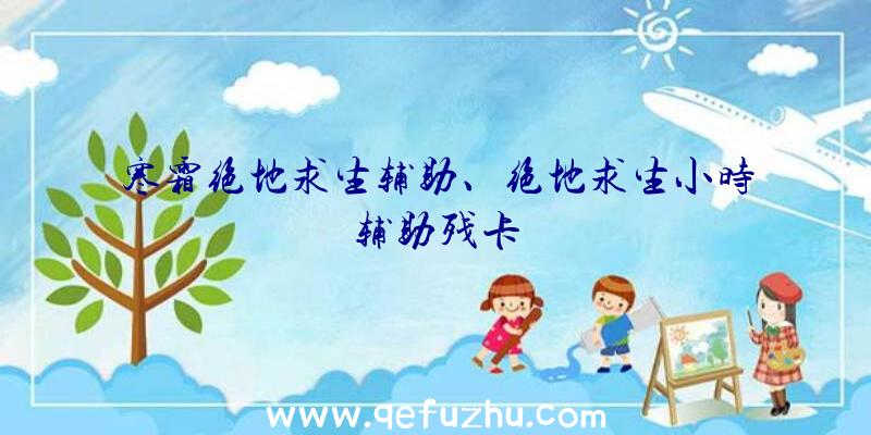 寒霜绝地求生辅助、绝地求生小时辅助残卡