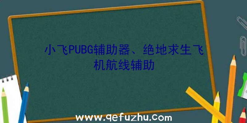 小飞PUBG辅助器、绝地求生飞机航线辅助