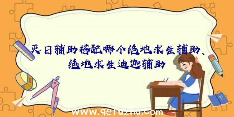 灭日辅助搭配哪个绝地求生辅助、绝地求生迪迦辅助