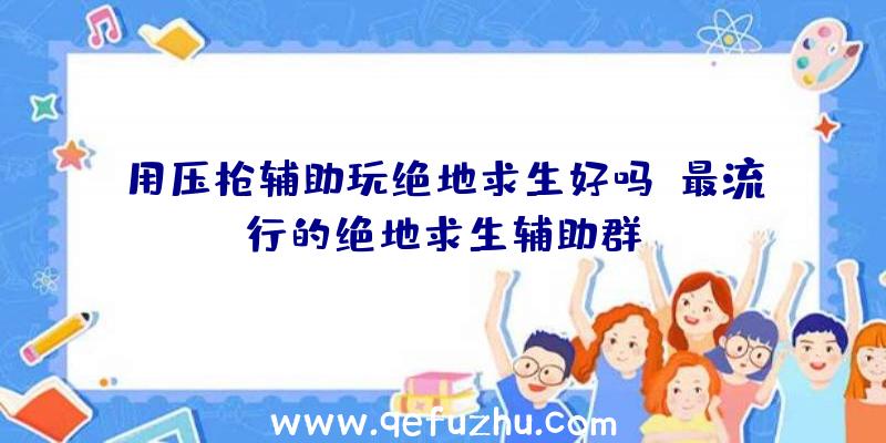 用压枪辅助玩绝地求生好吗、最流行的绝地求生辅助群
