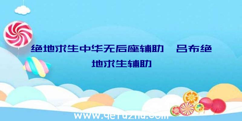 绝地求生中华无后座辅助、吕布绝地求生辅助