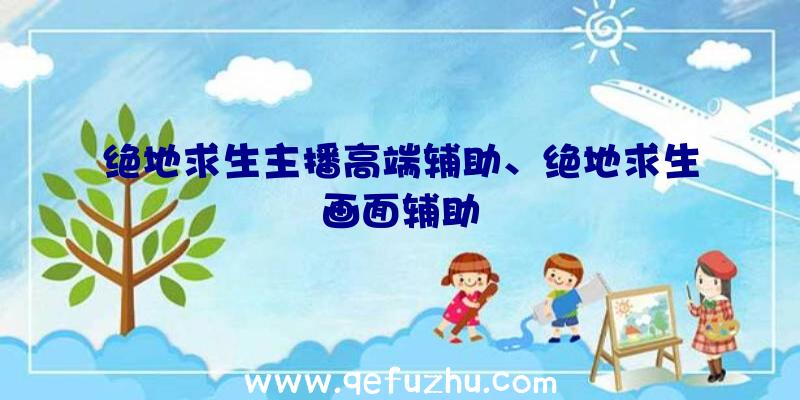 绝地求生主播高端辅助、绝地求生画面辅助