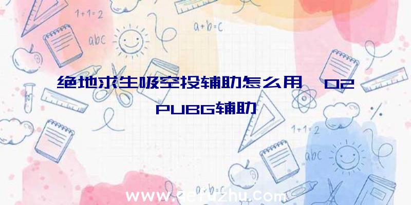 绝地求生吸空投辅助怎么用、02PUBG辅助