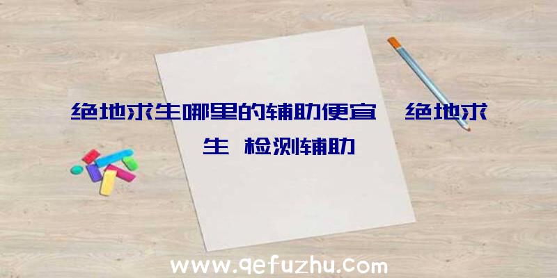 绝地求生哪里的辅助便宜、绝地求生