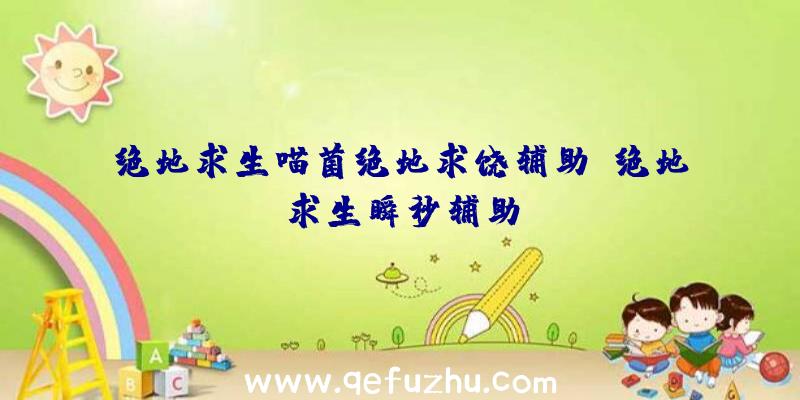 绝地求生喵菌绝地求饶辅助、绝地求生瞬秒辅助