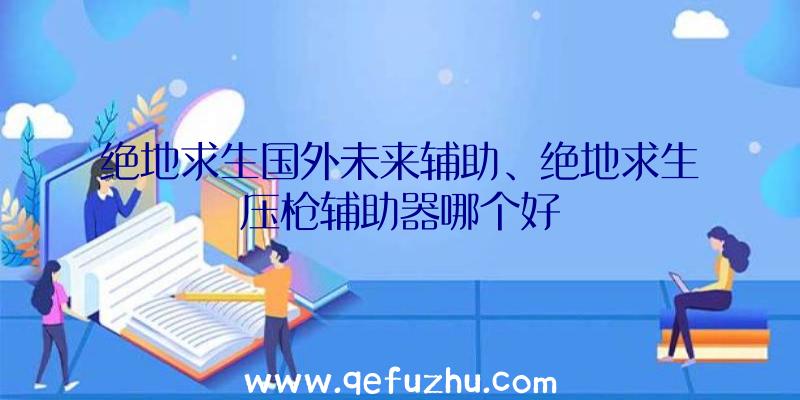 绝地求生国外未来辅助、绝地求生压枪辅助器哪个好