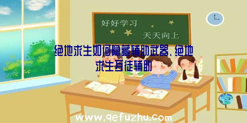 绝地求生如何隐藏辅助武器、绝地求生歹徒辅助