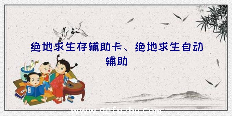 绝地求生存辅助卡、绝地求生自动辅助