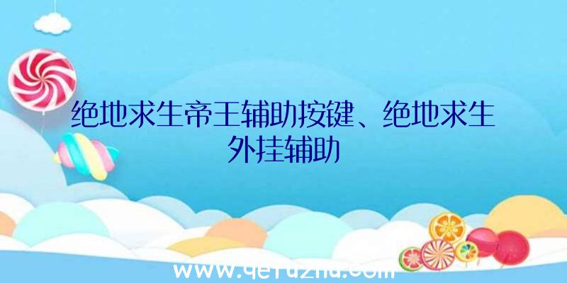 绝地求生帝王辅助按键、绝地求生外挂辅助