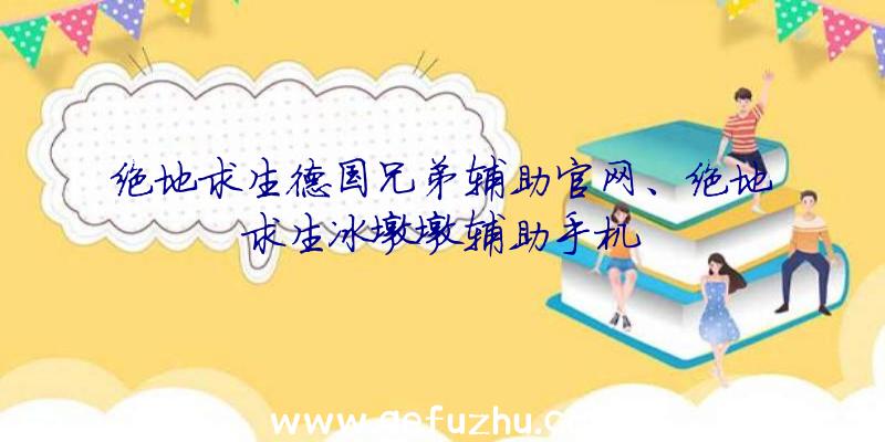 绝地求生德国兄弟辅助官网、绝地求生冰墩墩辅助手机