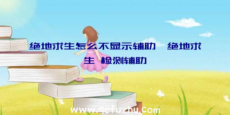 绝地求生怎么不显示辅助、绝地求生