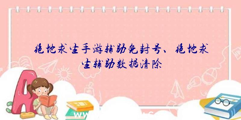 绝地求生手游辅助免封号、绝地求生辅助数据清除