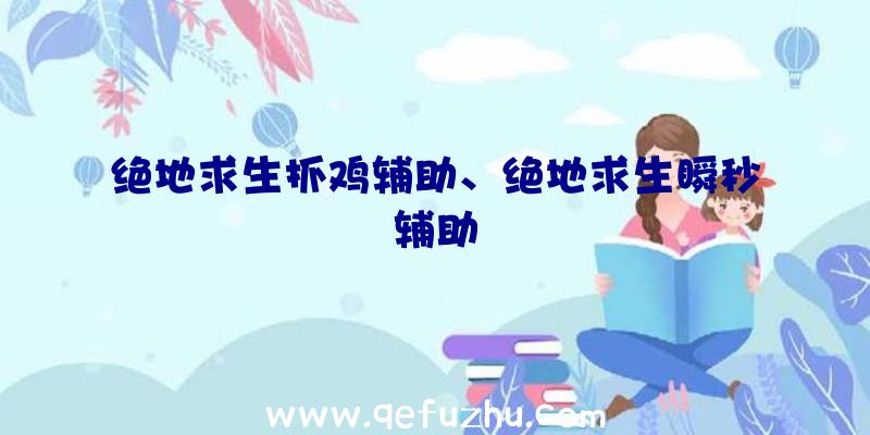 绝地求生抓鸡辅助、绝地求生瞬秒辅助