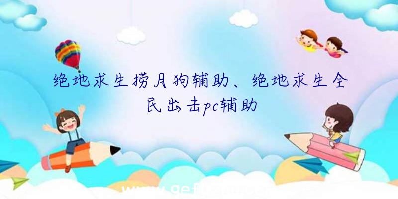绝地求生捞月狗辅助、绝地求生全民出击pc辅助