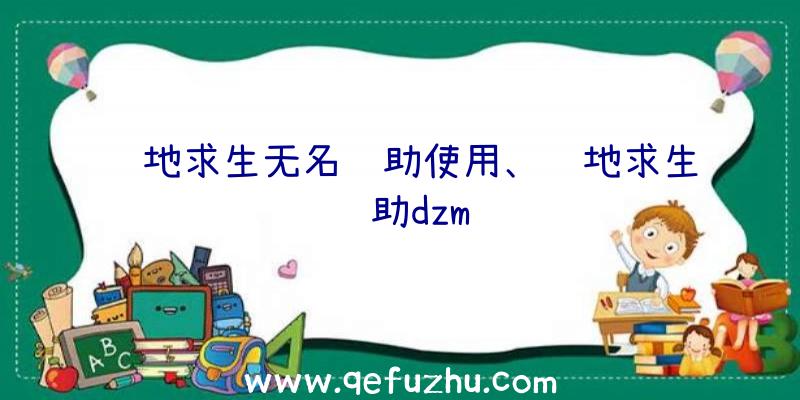 绝地求生无名辅助使用、绝地求生辅助dzm