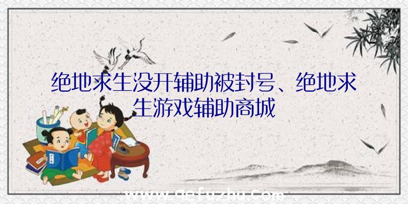 绝地求生没开辅助被封号、绝地求生游戏辅助商城