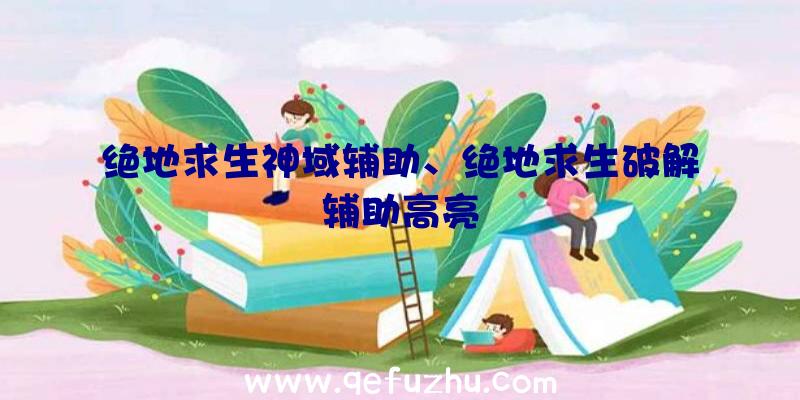 绝地求生神域辅助、绝地求生破解辅助高亮