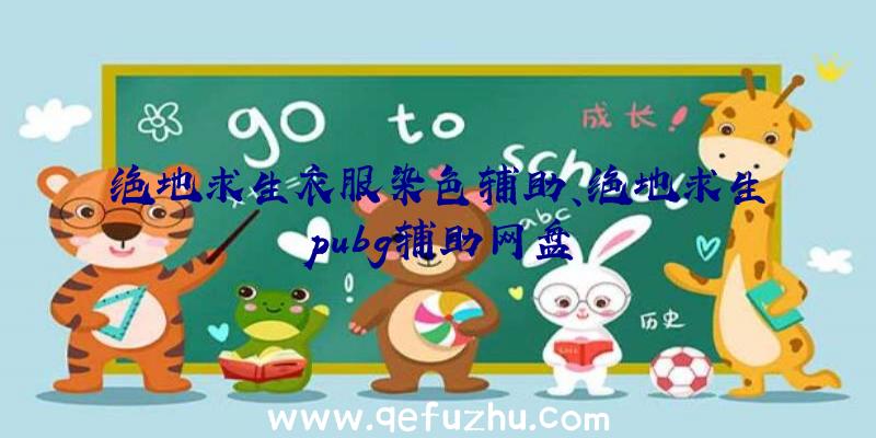 绝地求生衣服染色辅助、绝地求生pubg辅助网盘