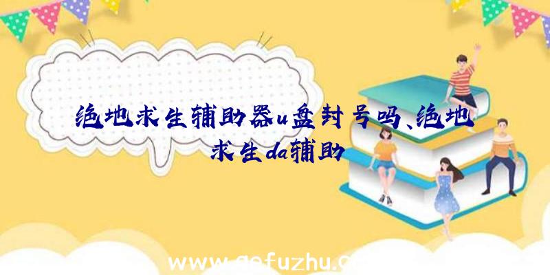 绝地求生辅助器u盘封号吗、绝地求生da辅助