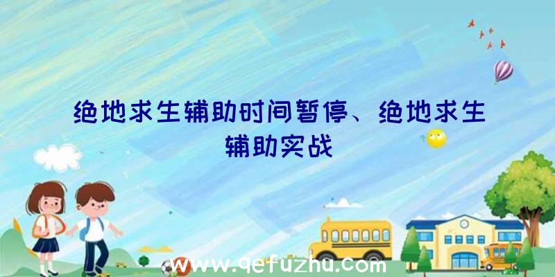 绝地求生辅助时间暂停、绝地求生辅助实战