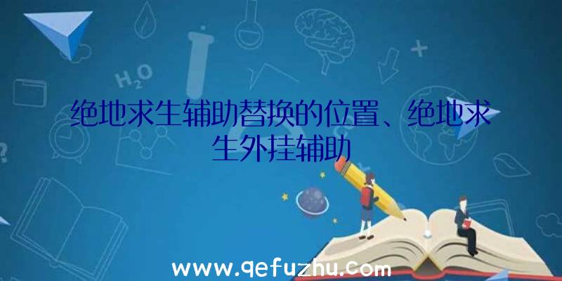 绝地求生辅助替换的位置、绝地求生外挂辅助