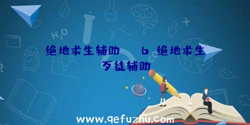绝地求生辅助fzz6、绝地求生歹徒辅助