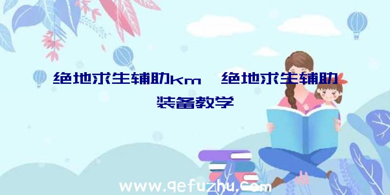 绝地求生辅助km、绝地求生辅助装备教学