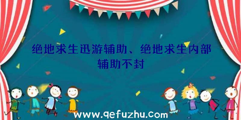 绝地求生迅游辅助、绝地求生内部辅助不封