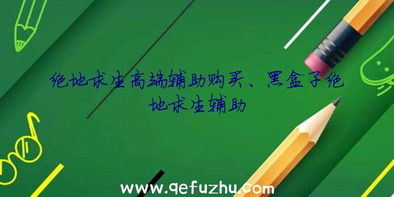 绝地求生高端辅助购买、黑盒子绝地求生辅助