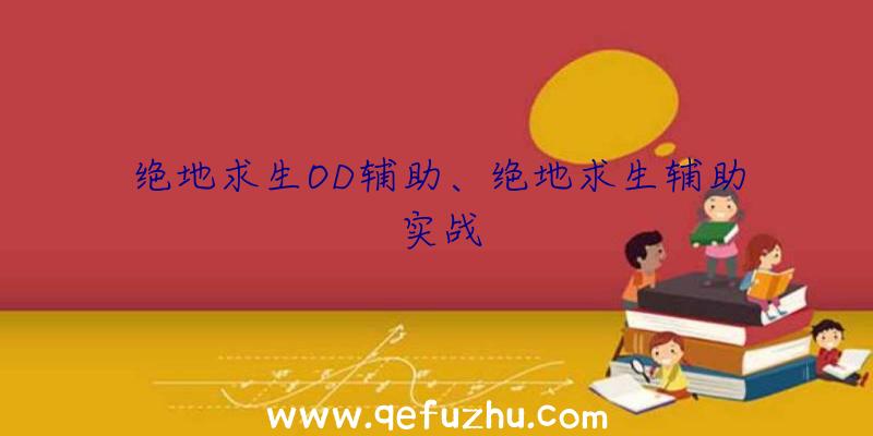 绝地求生OD辅助、绝地求生辅助实战