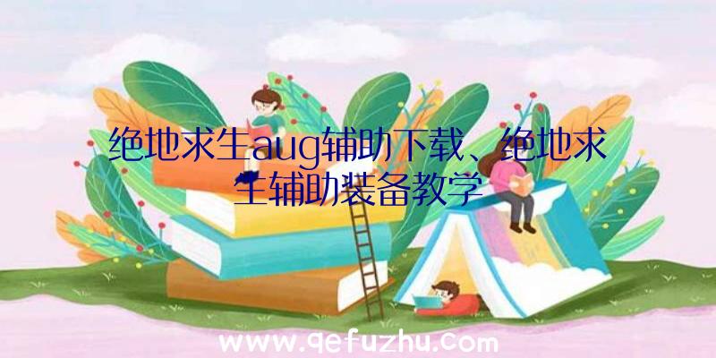 绝地求生aug辅助下载、绝地求生辅助装备教学
