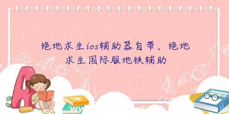 绝地求生ios辅助器自带、绝地求生国际服地铁辅助