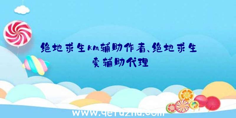 绝地求生km辅助作者、绝地求生卖辅助代理