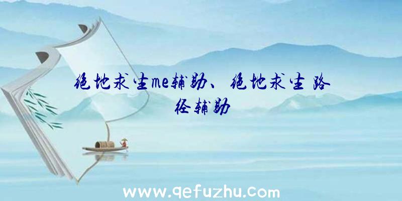 绝地求生me辅助、绝地求生