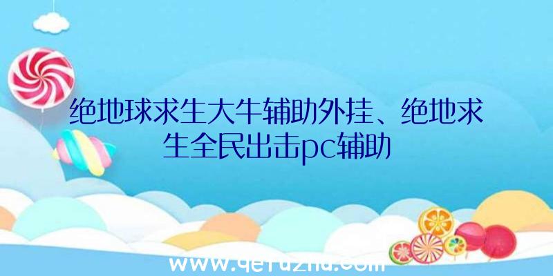 绝地球求生大牛辅助外挂、绝地求生全民出击pc辅助