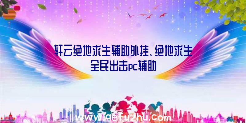 轩云绝地求生辅助外挂、绝地求生全民出击pc辅助