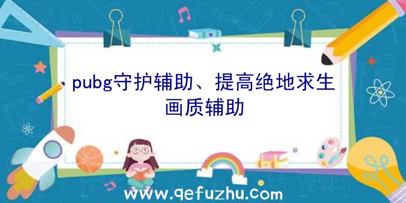 pubg守护辅助、提高绝地求生画质辅助