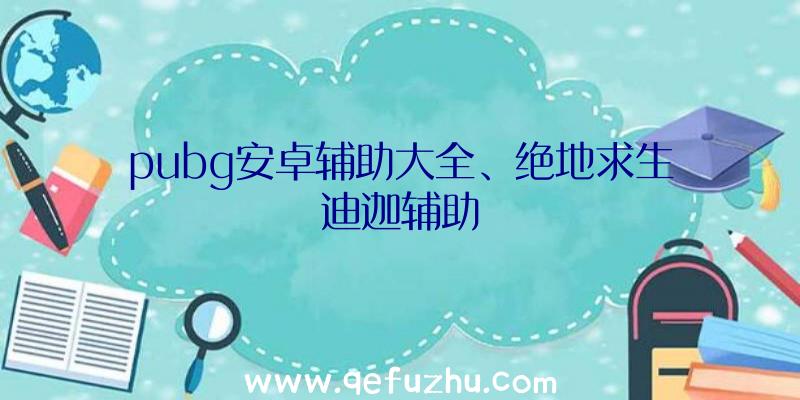 pubg安卓辅助大全、绝地求生迪迦辅助