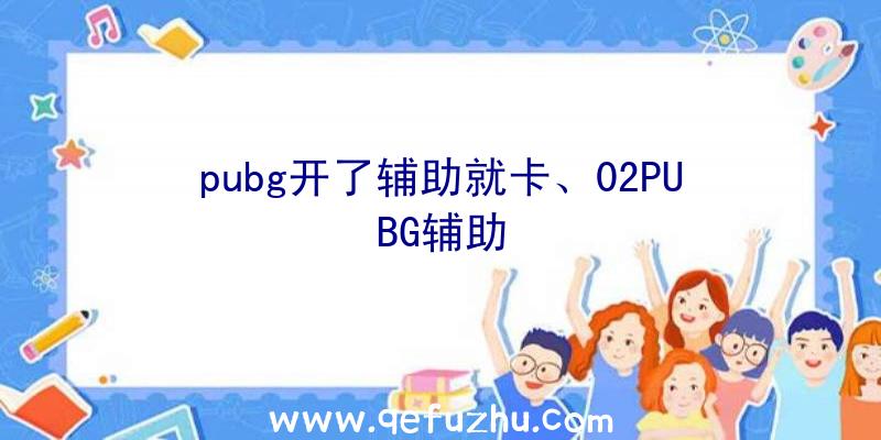 pubg开了辅助就卡、02PUBG辅助