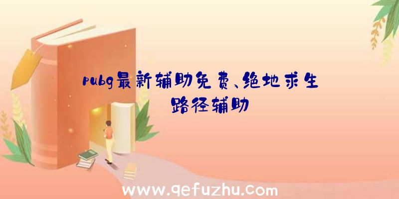 pubg最新辅助免费、绝地求生