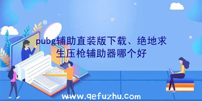 pubg辅助直装版下载、绝地求生压枪辅助器哪个好