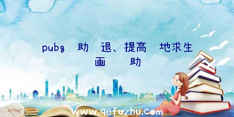 pubg辅助闪退、提高绝地求生画质辅助