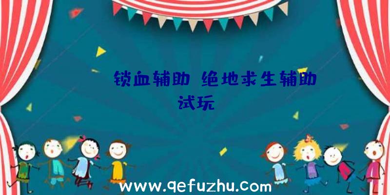 pubg锁血辅助、绝地求生辅助试玩
