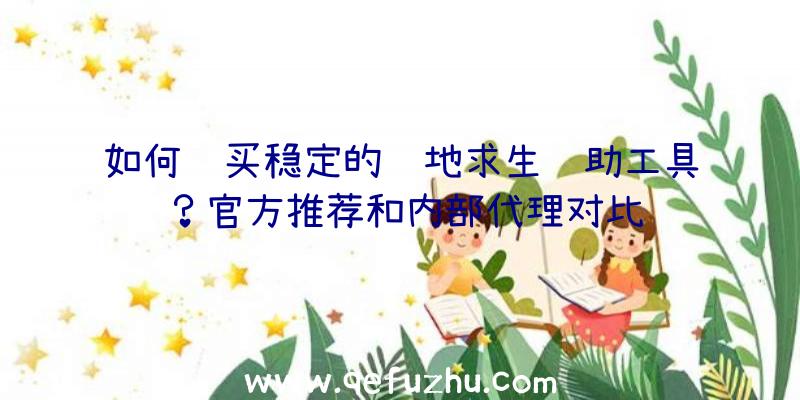 如何购买稳定的绝地求生辅助工具？官方推荐和内部代理对比