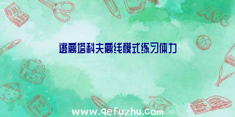 逃离塔科夫离线模式练习体力